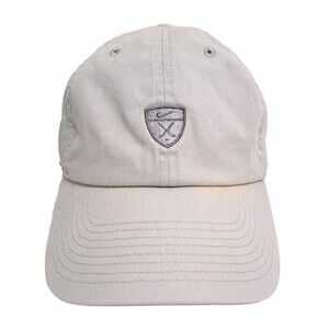 Nike Golf Distressed Strapback Gray Adjustable Hat Cap Baseball